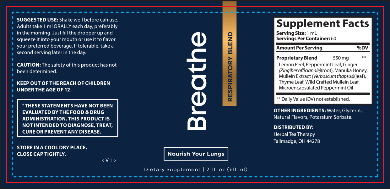 Breathe Product Label